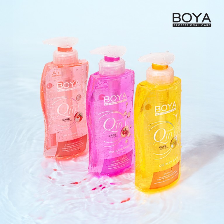Boya Q10 อัลตร้าไบรท์บอดี้บาธ 450ml