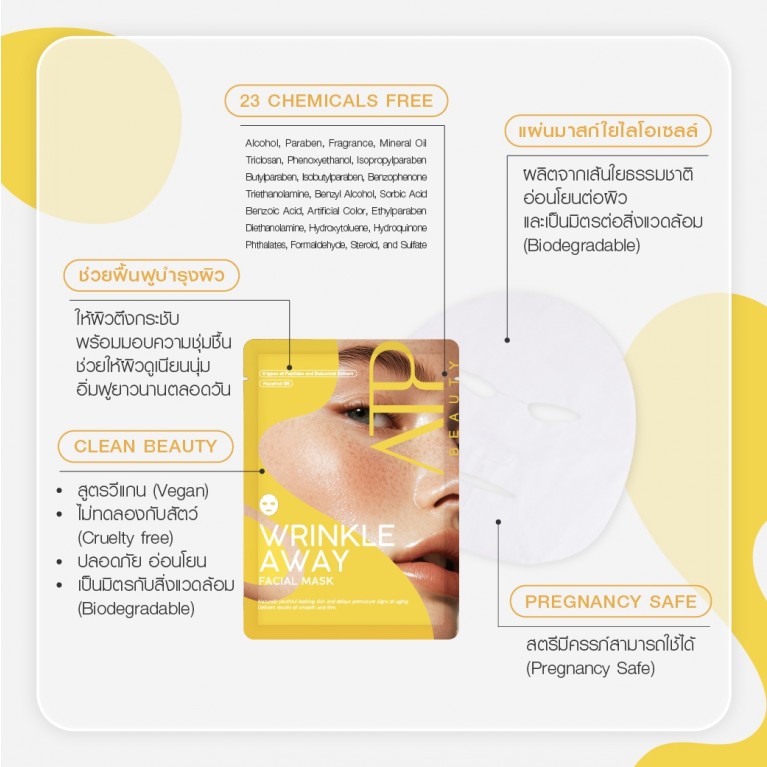 ATP BEAUTY เฟเชียลมาสก์ 20ml เอทีพีบิวตี้ 4 สูตร