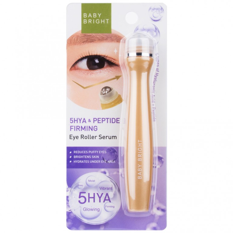 Baby Bright ไฟว์ไฮยาแอนด์เปปไทด์เฟิร์มมิ่งอายโรลเลอร์เซรั่ม 15ml เบบี้ไบร์ท 