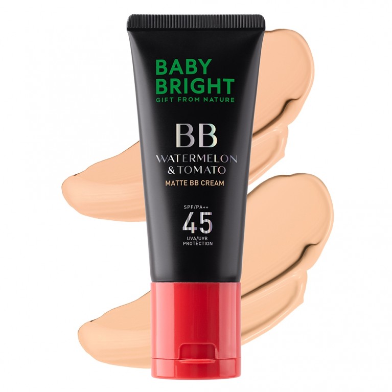 Baby Bright วอเตอร์เมล่อนแอนด์โทเมโทแมทท์บีบีครีม เอสพีเอฟ45 พีเอ++ 30g (แถมโคฟเวอร์คอนซีลเลอร์) เบบี้ไบร์ท