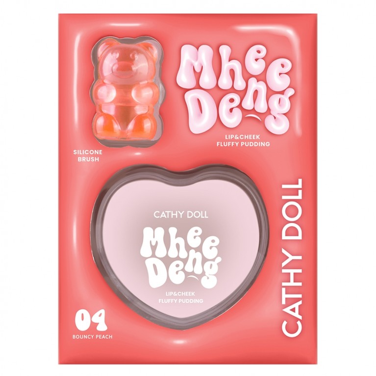 Cathy Doll หมีเด้งลิปแอนด์ชีคฟลัฟฟี่พุดดิ้ง 8g