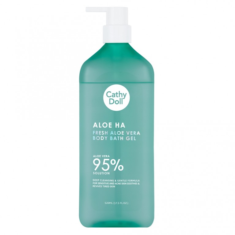 Cathy Doll อโลฮ่า เฟรชอโลเวร่าบอดี้บาธเจล 520ml [Y22]เคที่ดอลล์