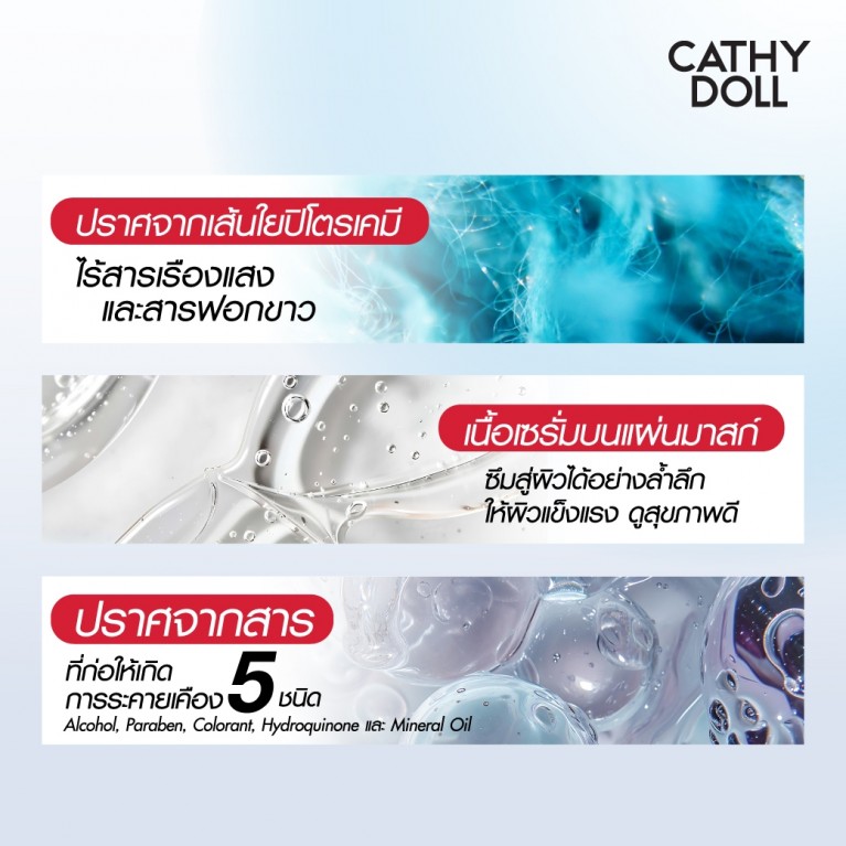 Cathy Doll เซรั่มมาสก์ชีท 20g [NEW]