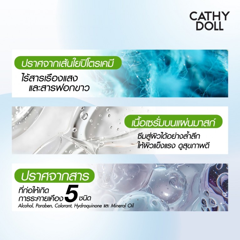 Cathy Doll เซรั่มมาสก์ชีท 20g [NEW]