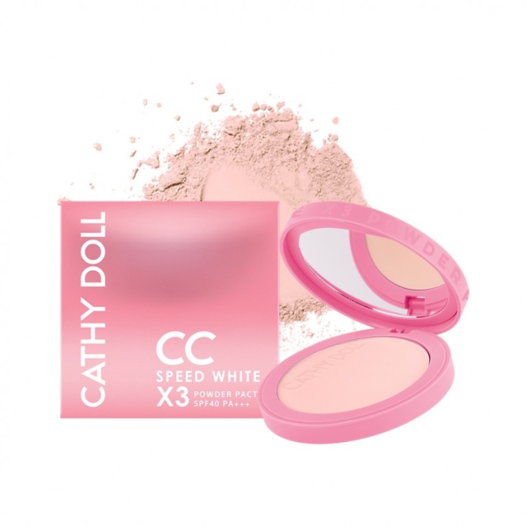 Cathy Doll ซีซีสปีดไวท์เอ็กซ์3พาวเดอร์แพ็ค เอสพีเอฟ40 พีเอ+++ 12g  เคที่ดอลล์