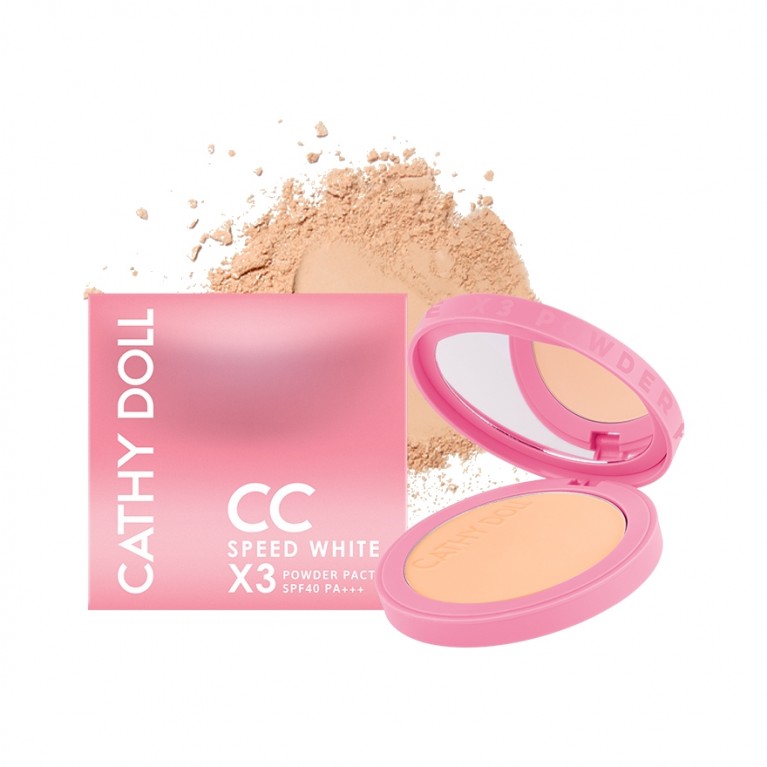 Cathy Doll ซีซีสปีดไวท์เอ็กซ์3พาวเดอร์แพ็ค เอสพีเอฟ40 พีเอ+++ 12g  เคที่ดอลล์