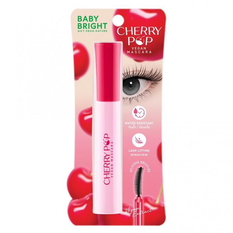 Baby Bright เชอร์รี่ป๊อปวีแกนมาสคาร่า 10g เบบี้ไบร์ท