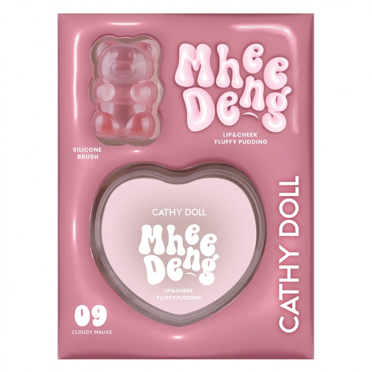 Cathy Doll หมีเด้งลิปแอนด์ชีคฟลัฟฟี่พุดดิ้ง 8g