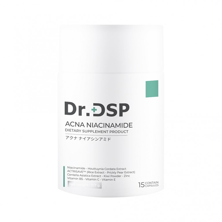 Dr.DSP ด็อกเตอร์ดีเอสพี แอคน่าไนอะซินาไมด์ 0.78g x 15แคปซูล ดร.ดีเอสพี