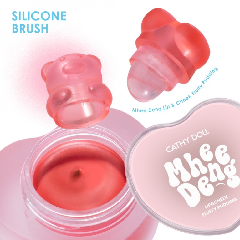 Cathy Doll หมีเด้งลิปแอนด์ชีคฟลัฟฟี่พุดดิ้ง 8g