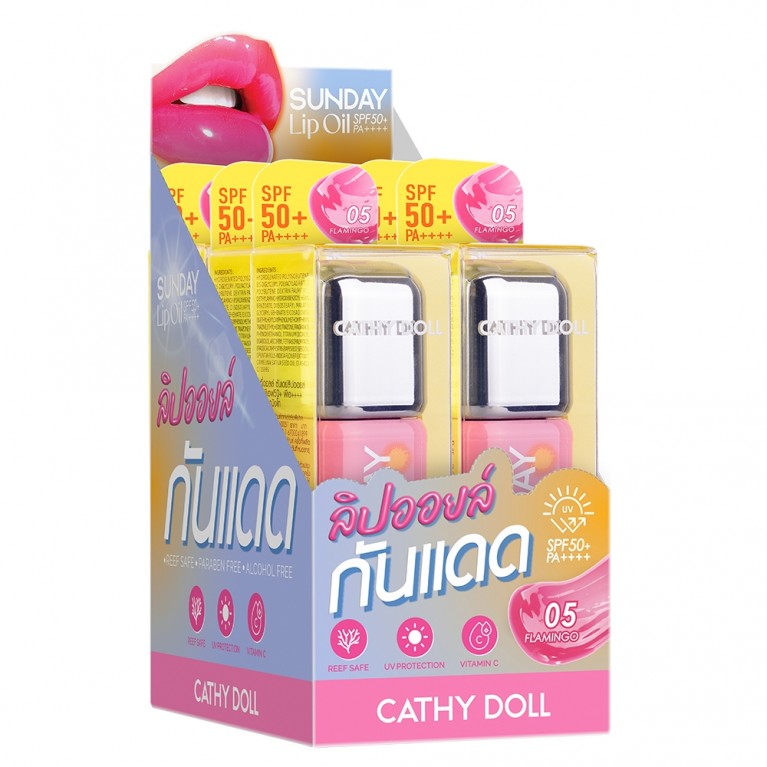 Cathy Doll ซันเดย์ลิปออยล์ เอสพีเอฟ50+ พีเอ++++ 3.5g