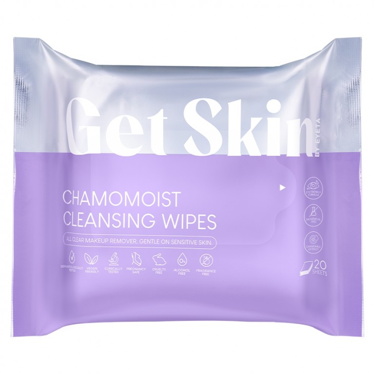 Get Skin by EYETA คาโมมอยส์คลีนซิ่งไวพส์ 20แผ่น