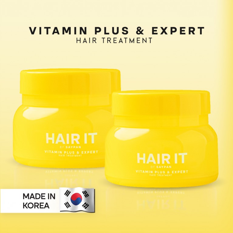 Hair it วิตามินพลัสแอนด์เอ็กซ์เพิร์ทแฮร์ทรีตเมนต์ 120g แฮร์อิท