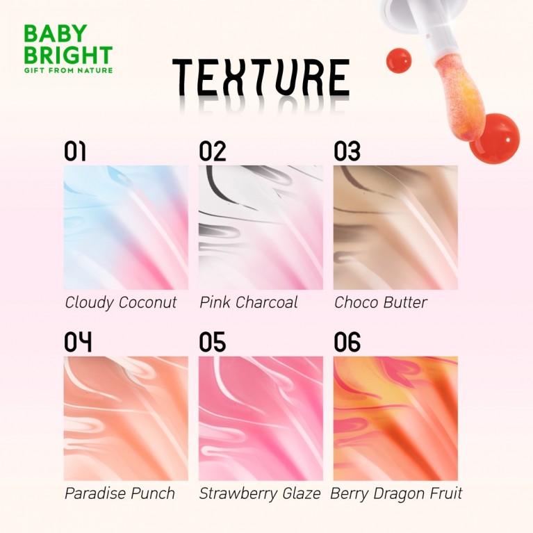 Baby Bright เฮลธ์ตี้สมูทตี้ลิป 2.5g เบบี้ไบร์ท