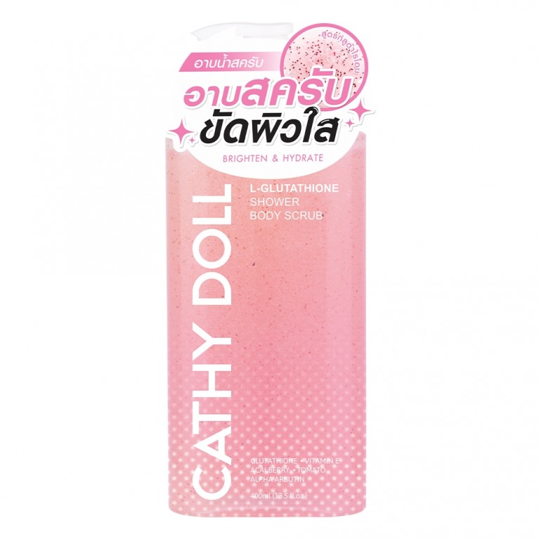 Cathy Doll แอลกลูต้าไธโอนชาวเวอร์บอดี้สครับ 400ml เคที่ดอลล์ 