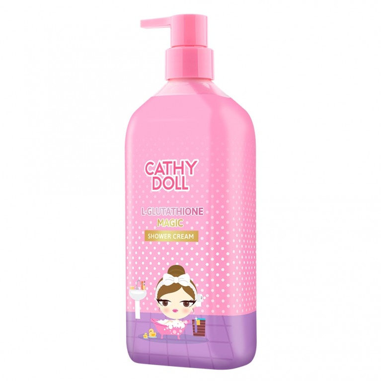 Cathy Doll แอลกลูต้าไธโอนเมจิกชาวเวอร์ครีม 500ml เคที่ดอลล์  (Y24)
