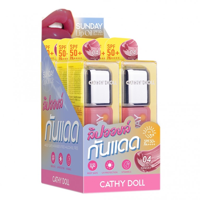 Cathy Doll ซันเดย์ลิปออยล์ เอสพีเอฟ50+ พีเอ++++ 3.5g