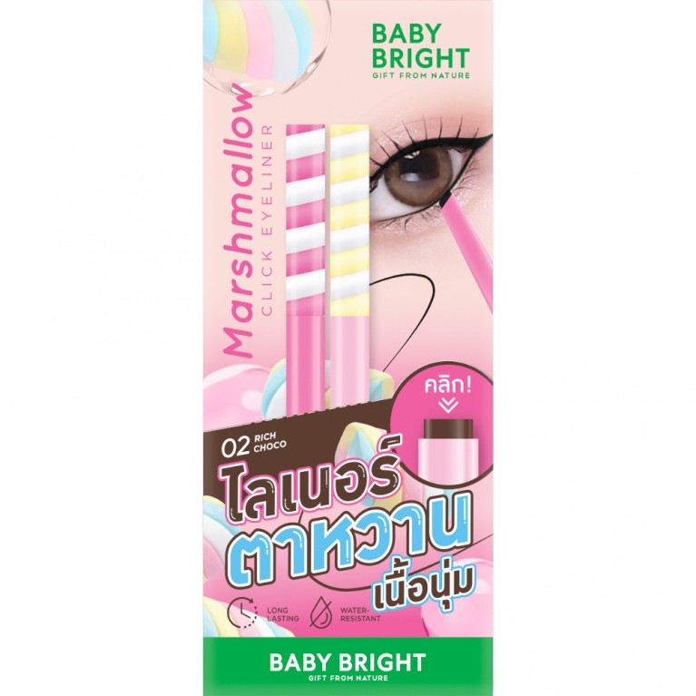 Baby Bright มาร์ชเมลโล่คลิกอายไลเนอร์ 0.10g 