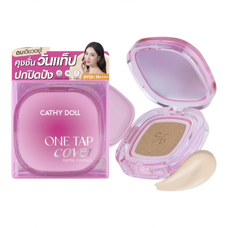 Cathy Doll  วันแท็ปคัฟเวอร์แมทท์คุชชั่น เอสพีเอฟ50+ พีเอ++++ 12g