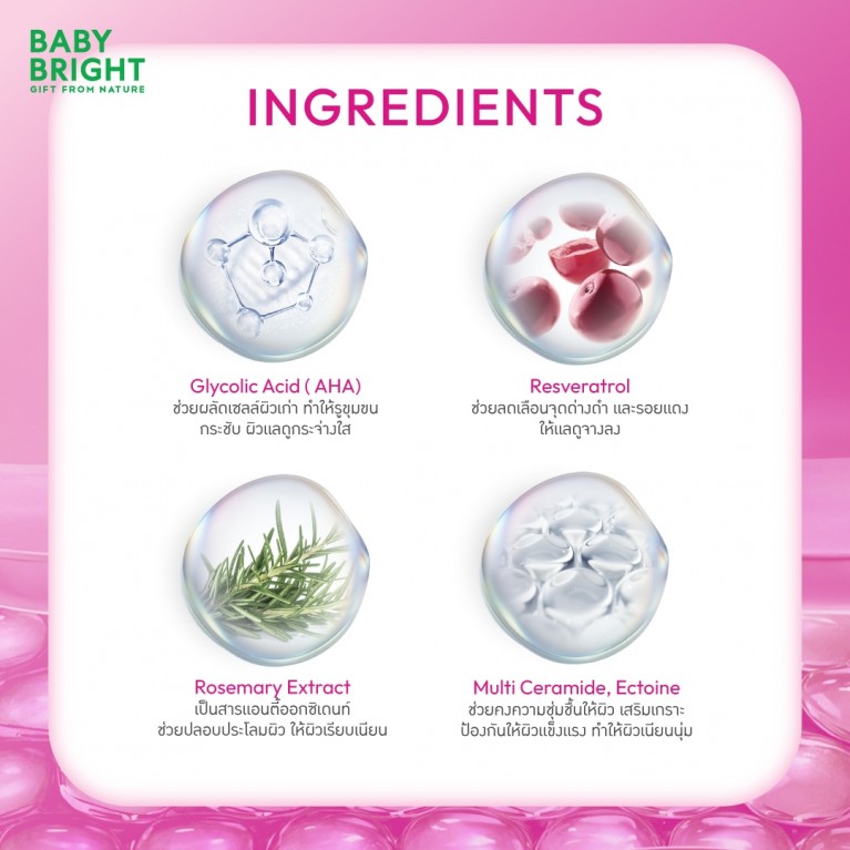 Baby Bright พิโค่พอร์เมลติ้งไฮโดรเจลมาสก์ 35g เบบี้ไบร์ท 