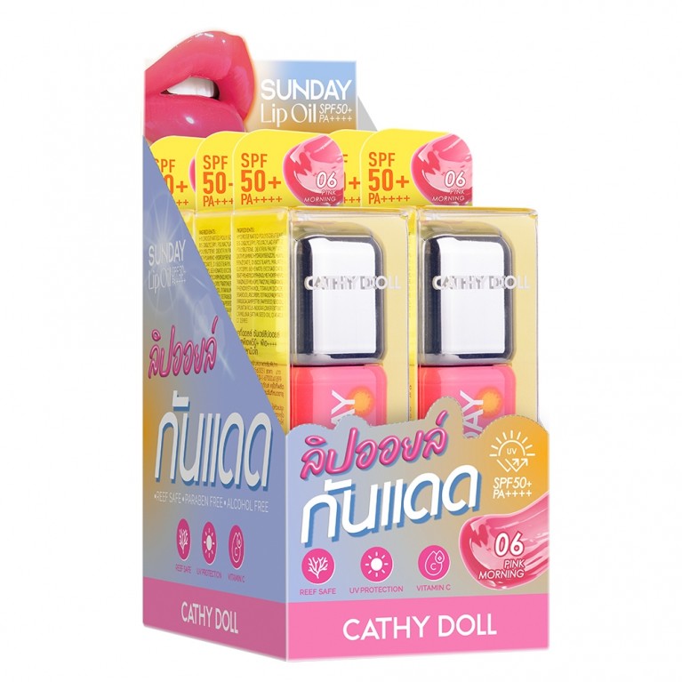 Cathy Doll ซันเดย์ลิปออยล์ เอสพีเอฟ50+ พีเอ++++ 3.5g