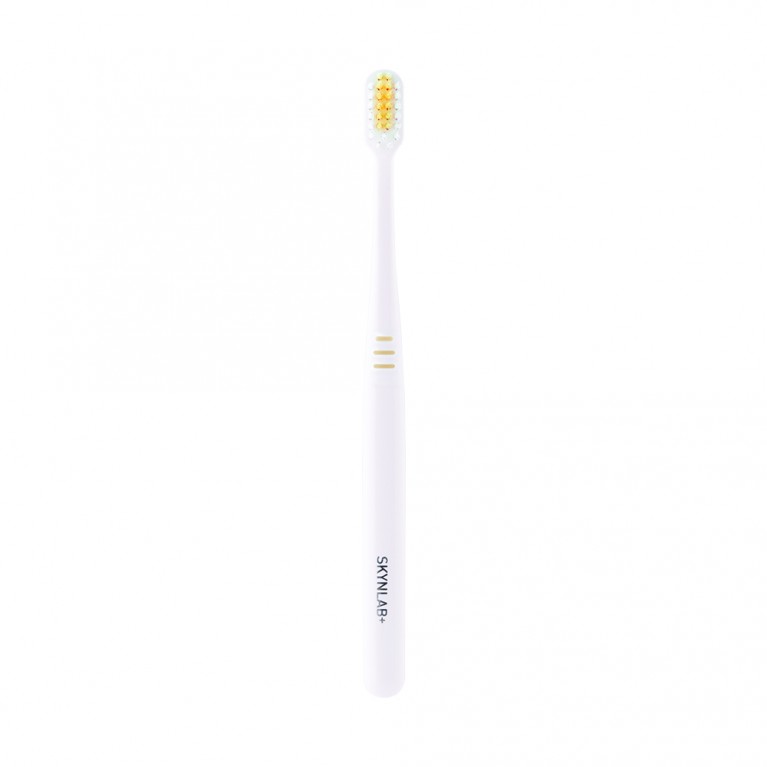 Skynlab ชุดแปรงสีฟันพรีเมี่ยมเจนเทิลซอฟต์ โกลด์ แถมยาสีฟันออแกนิคพรีเมี่ยมเฮิร์บ 20g สกินแล็บสกินแล็บ
