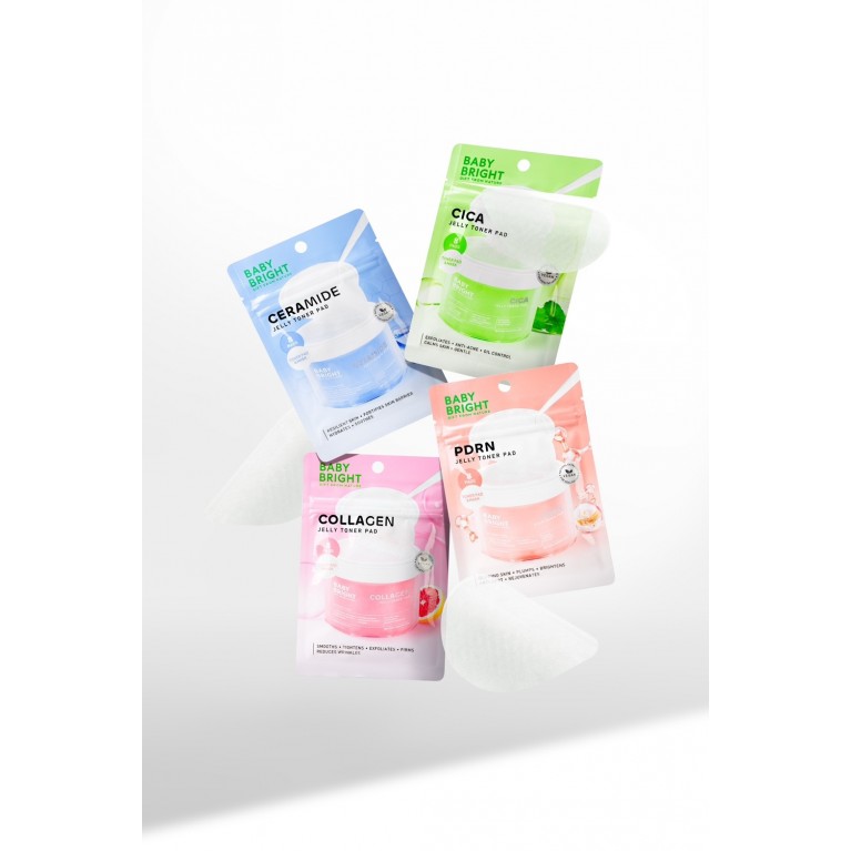 Baby Bright เจลลี่โทนเนอร์แพด 8แผ่น