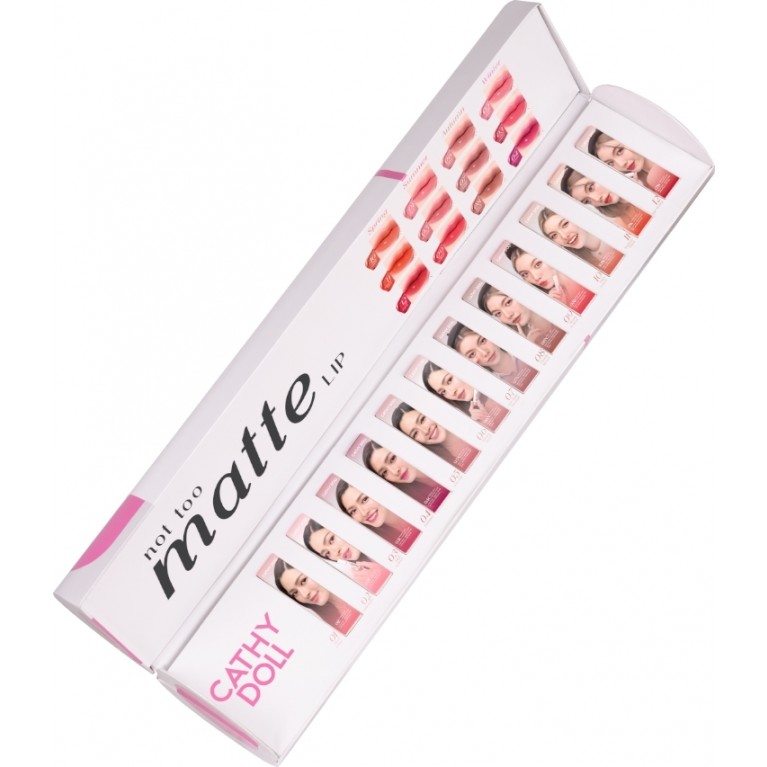 Cathy Doll Not Too Matte Lip Limited Edition Set (Ling-Orm) 2.9g x 12Pcs