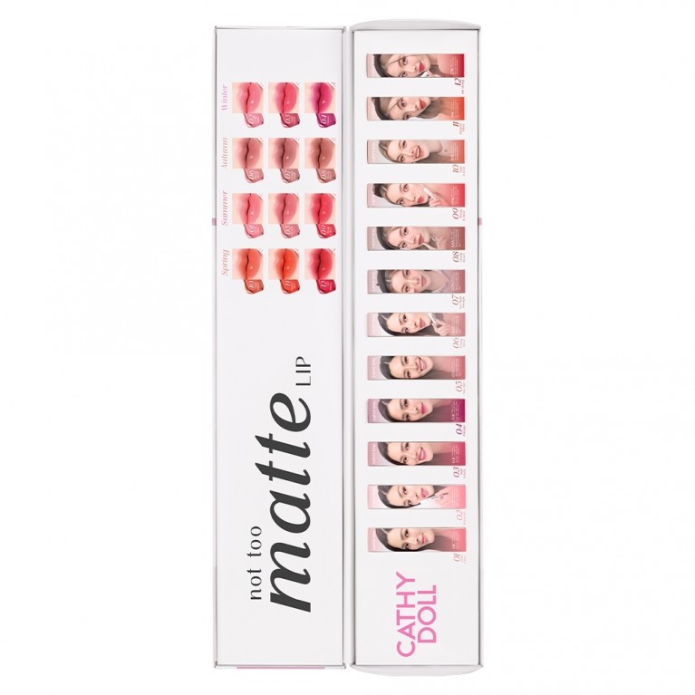 Cathy Doll Not Too Matte Lip Limited Edition Set (Ling-Orm) 2.9g x 12Pcs