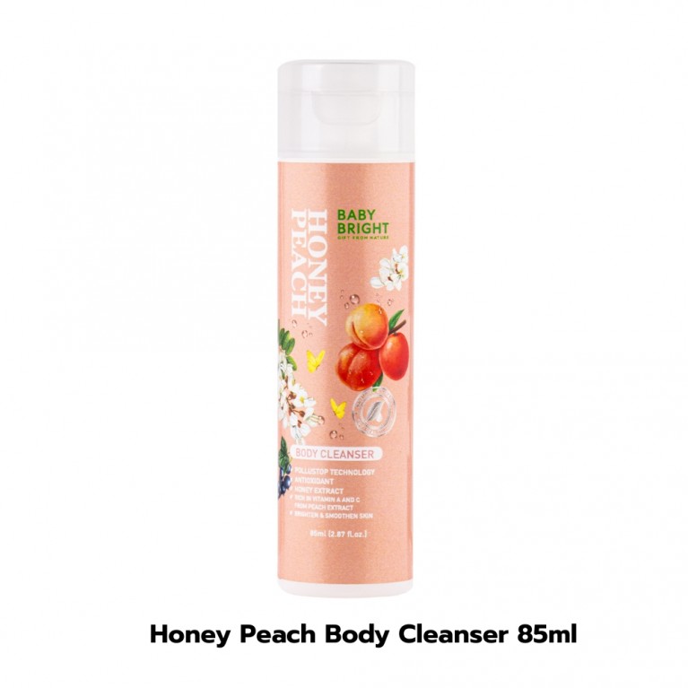 Baby Bright ฮันนี่พีชบอดี้คลีนเซอร์ 85ml เบบี้ไบร์ท