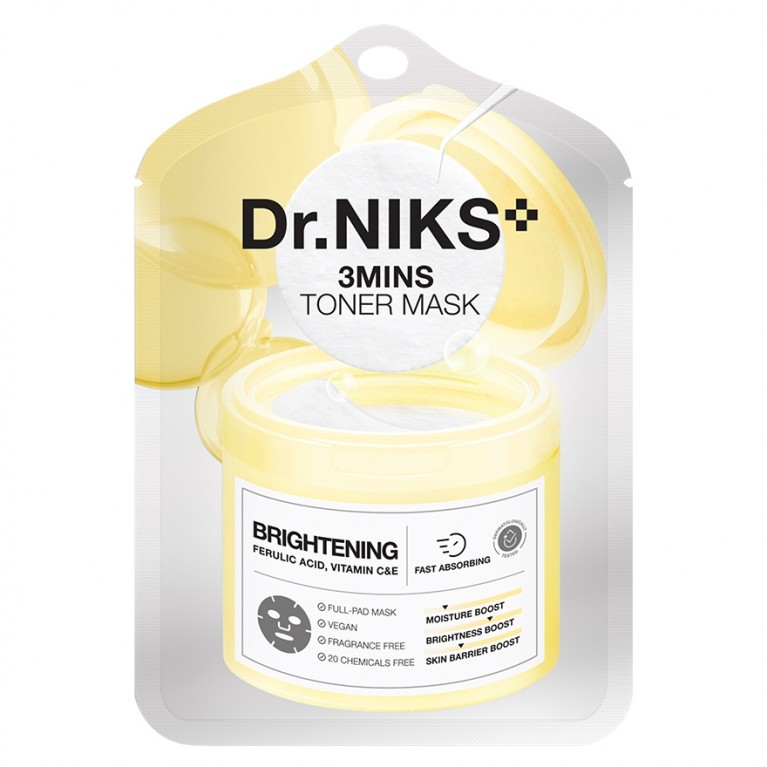 Dr.NIKS ทรีมินิทส์โทนเนอร์มาสก 20ml ดร.นิกส์