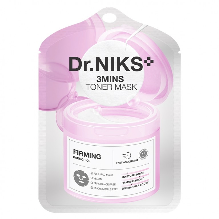 Dr.NIKS ทรีมินิทส์โทนเนอร์มาสก 20ml ดร.นิกส์
