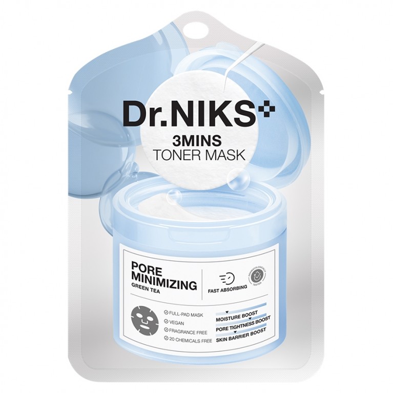 Dr.NIKS ทรีมินิทส์โทนเนอร์มาสก 20ml ดร.นิกส์