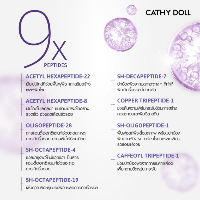 Cathy Doll ท็อกซ์แอนด์ฟิลล์เมลาโทนินเซรั่มไนน์เอ็กซ์เปปไทดส์ 30ml เคที่ดอลล์