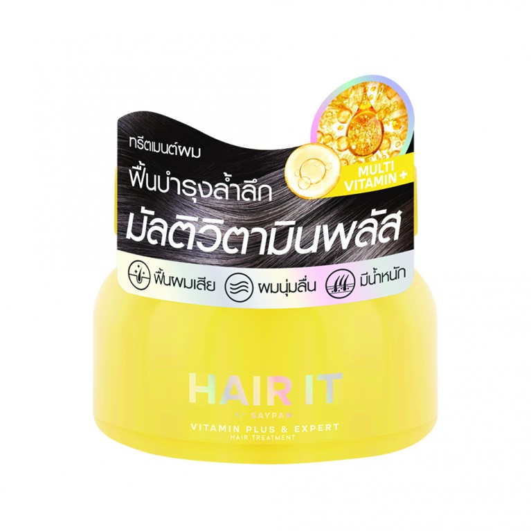 Hair it วิตามินพลัสแอนด์เอ็กซ์เพิร์ทแฮร์ทรีตเมนต์ 120g แฮร์อิท