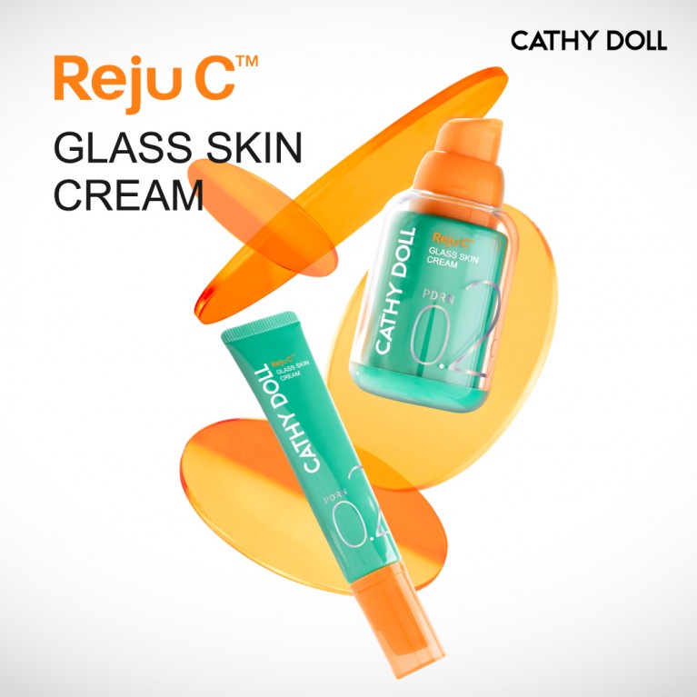 Cathy Doll รีจูซีกลาสสกินครีมซีโรพอยท์ทูเปอร์เซ็นต์พีดีอาร์เอ็น 7ml เคที่ดอลล์ 