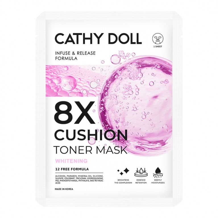 Cathy Doll 8เอ็กซ์คุชชั่นโทนเนอร์มาสก์ 25g เคที่ดอลล์