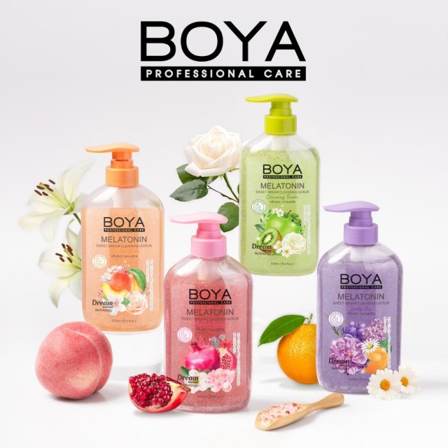 Boya เมลาโทนินสวีทดรีมคลีนซิ่งสครับ 575ml โบย่า