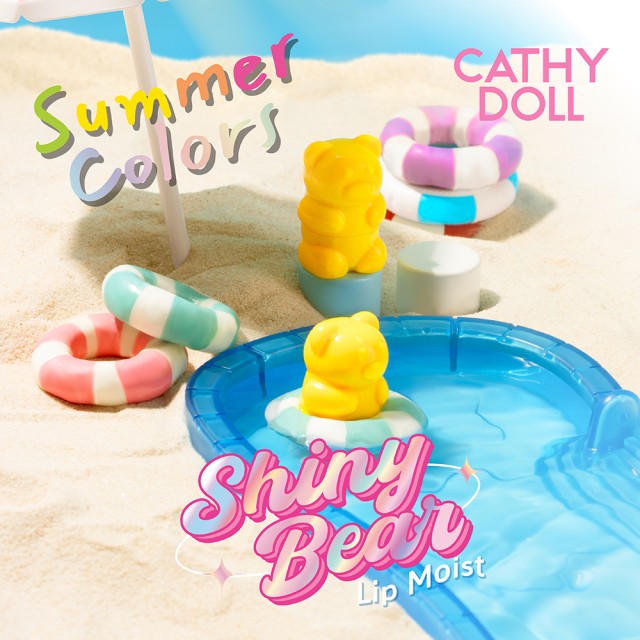 Cathy Doll ไชน์นี่แบร์ลิปมอยส์ 1.1g  (New Summer Color)