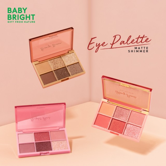 Baby Bright อายพาเลท 0.7g x 6สี เบบี้ไบร์ท 