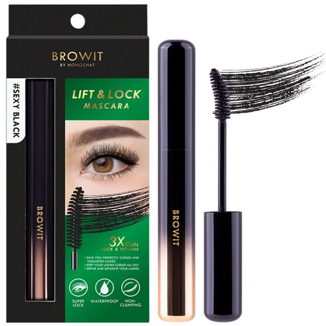 Browit ลิฟต์แอนด์ล็อกมาสคาร่า 6g