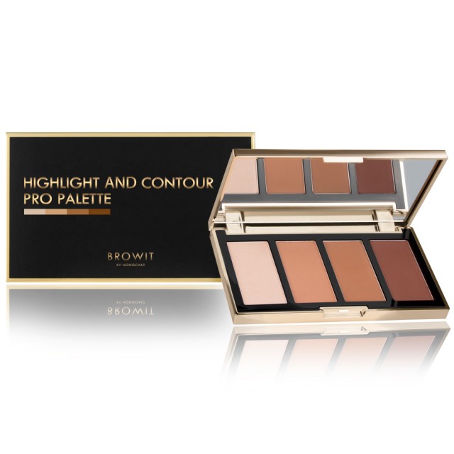 Browit ไฮไลท์แอนด์คอนทัวร์โปรพาเลท 3.5g x 4สี