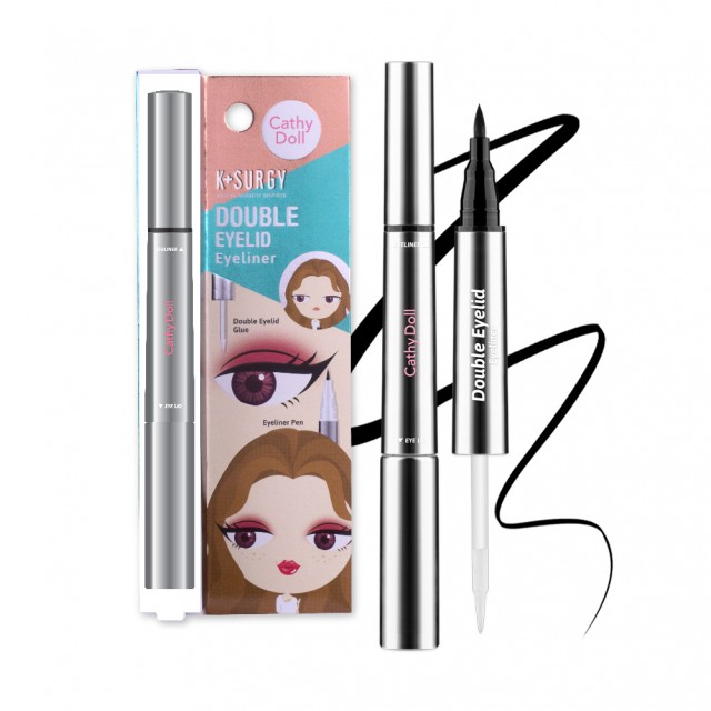 Cathy Doll เคเซอร์จี ดับเบิ้ลอายลิดอายไลน์เนอร์ 1g+0.4g  เคที่ดอลล์
