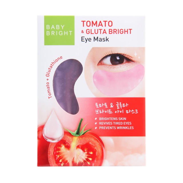 Baby Bright โทเมโทแอนด์กลูต้าไบร์ทอายมาส์ก 2.5g x 1คู่  เบบี้ไบร์ท