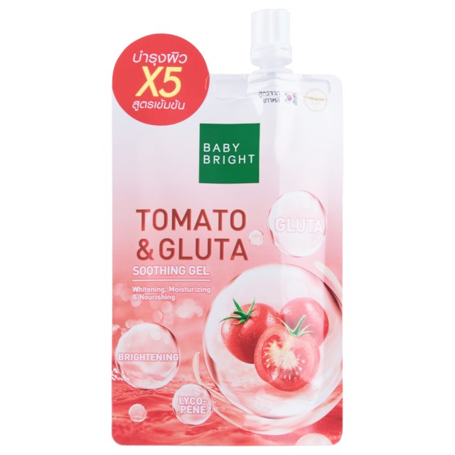 Baby Bright โทเมโทแอนด์กลูต้าซูทติ้งเจล 50g (Y2021) เบบี้ไบร์ท