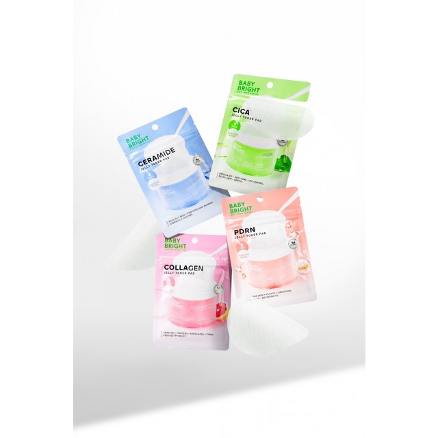 Baby Bright เจลลี่โทนเนอร์แพด 8แผ่น