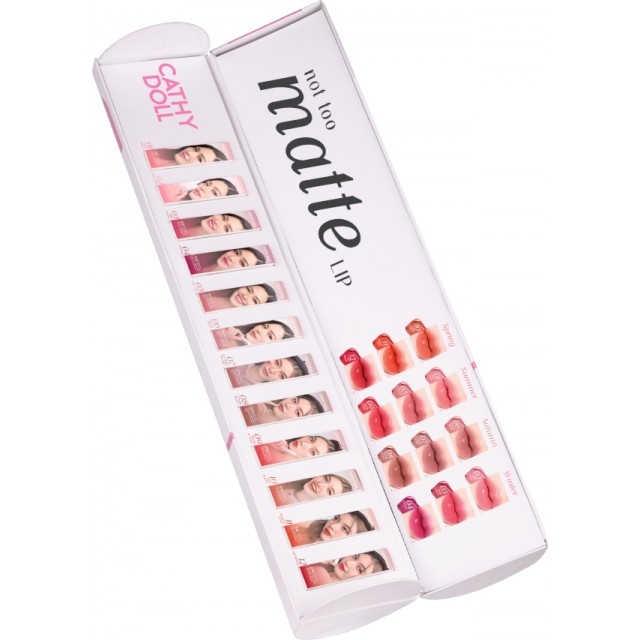 Cathy Doll Not Too Matte Lip Limited Edition Set (Ling-Orm) 2.9g x 12Pcs