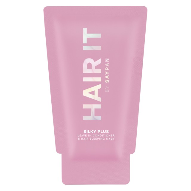 Hair it ซิลกี้พลัสลีฟอินคอนดิชั่นเนอร์แอนด์แฮร์สลีปปิ้งมาสก์ 7g แฮร์อิท