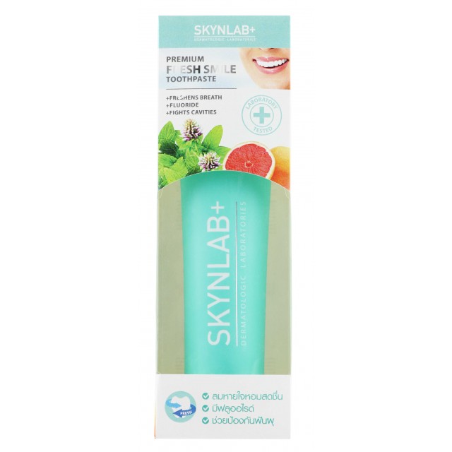 Skynlab ยาสีฟันพรีเมี่ยมเฟรชสไมล์ 160g (Y2019) สกินแล็บ