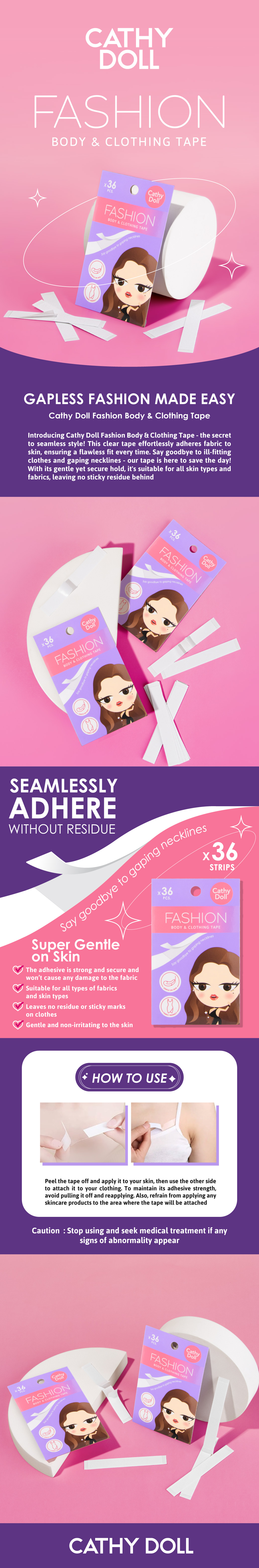 Cathy Doll Fashion Body Clothing Tape New product